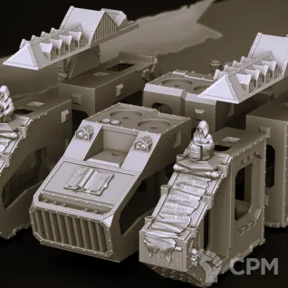 Описание картинки Grey Knights Land Raider от Магазин Альфария по цене 2 200руб | Свободный Рынок Миниатюр - СРМ