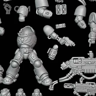 Описание картинки Primaris Eradicators от Surreal Factory по цене 650руб | Свободный Рынок Миниатюр - СРМ