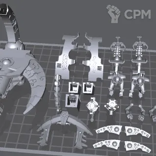 Описание картинки Catacomb Command Barge/Annihalation Barge от Магазин Альфария по цене 1 200руб | Свободный Рынок Миниатюр - СРМ