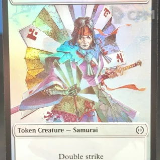 Описание картинки Samurai Token (ONE) от Барахолка Баллиоза по цене 100руб | Свободный Рынок Миниатюр - СРМ