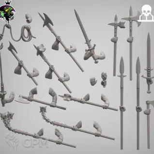 Описание картинки Большая банда для Мордхейма от 3D Wargaming по цене 3 000руб | Свободный Рынок Миниатюр - СРМ