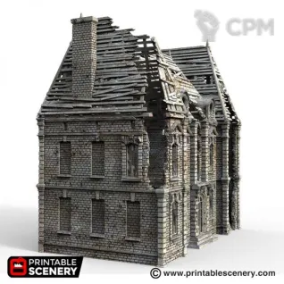 Описание картинки Руины дворца от 3D Wargaming по цене 2 300руб | Свободный Рынок Миниатюр - СРМ