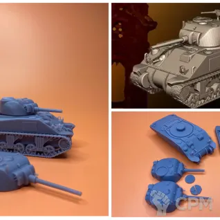 Описание картинки sherman m4 от Milestone по цене 1 500руб | Свободный Рынок Миниатюр - СРМ