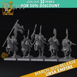Описание картинки Kislev/ Heavy Cavalry от Barduck Miniatures по цене 1 299руб | Свободный Рынок Миниатюр - СРМ