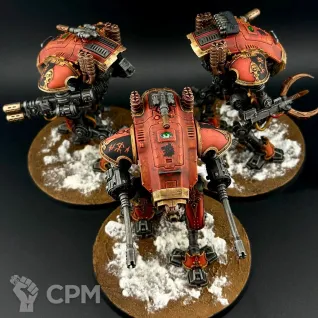 Описание картинки Армия Chaos Knights от Kisinamorda по цене 160 000руб | Свободный Рынок Миниатюр - СРМ