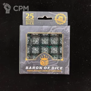 Описание картинки Набор кубов Baron Of Dice: Wild Hunt - Dark Forest от Akella по цене 5 500руб | Свободный Рынок Миниатюр - СРМ