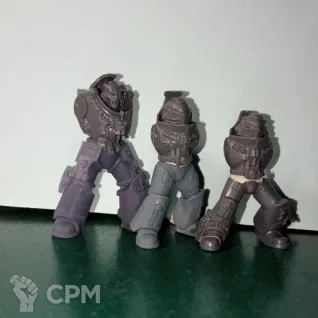 Описание картинки Grey Knights - Modern Marines Legs (x5) от 3Д печать миниатюр по цене 247руб | Свободный Рынок Миниатюр - СРМ
