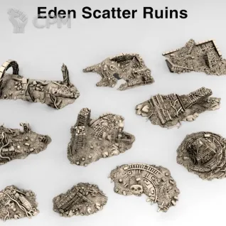 Описание картинки Eden Scatter Ruins от F4Mp по цене 4 200руб | Свободный Рынок Миниатюр - СРМ