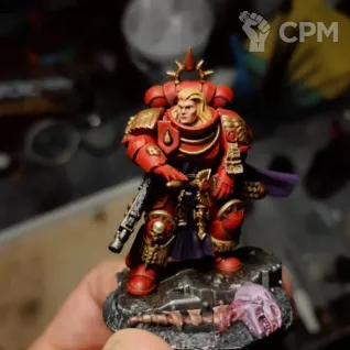 Описание картинки Blood Angels Captain от Kapers Point по цене 261руб | Свободный Рынок Миниатюр - СРМ