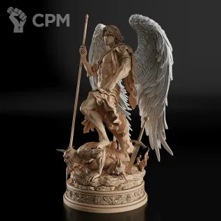 Описание картинки Archangel Saint Michael Фигурка от GAS3TXD  по цене 4 400руб | Свободный Рынок Миниатюр - СРМ