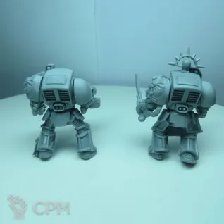 Описание картинки Warhammer 40k Space Marine Terminator от Mechanic по цене 500руб | Свободный Рынок Миниатюр - СРМ