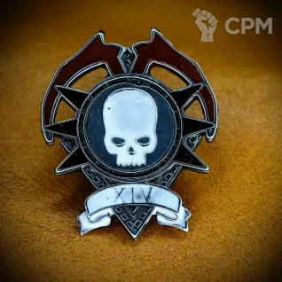 Описание картинки Значок XIV - Death Guard (Гвардия смерти) цветной от Game&Reality Studio по цене 800руб | Свободный Рынок Миниатюр - СРМ