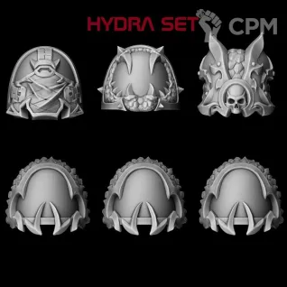 Описание картинки наплечники Hydra от LDBits по цене 568руб | Свободный Рынок Миниатюр - СРМ