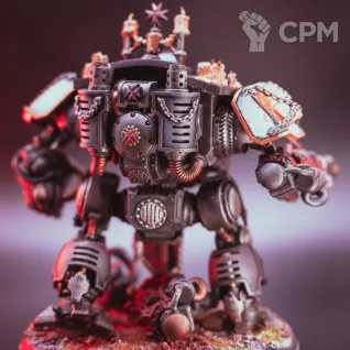 Описание картинки Black Templars Redemptor Dreadnought от Kapers Point по цене 1 350руб | Свободный Рынок Миниатюр - СРМ