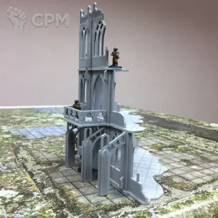 Описание картинки Руины базилики для Warhammer 40000 от Azot по цене 700руб | Свободный Рынок Миниатюр - СРМ