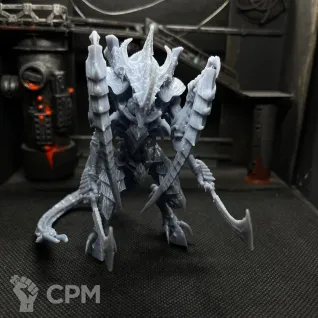 Описание картинки Hive tyrant Swarmlord от Kapers Point по цене 1 032руб | Свободный Рынок Миниатюр - СРМ