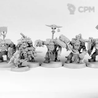 Описание картинки Ork Nobz от Oi!-Factory по цене 1 925руб | Свободный Рынок Миниатюр - СРМ