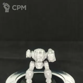 Описание картинки Urbanmech UM-R60L (30 тонн) от Dwarf Pirate Foundry по цене 450руб | Свободный Рынок Миниатюр - СРМ