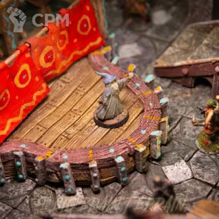 Описание картинки Музыкальная сцена - террейн для Нри, ДнД, Pathfinder от Big Brain Terrain по цене 1 950руб | Свободный Рынок Миниатюр - СРМ