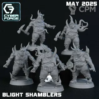 Описание картинки Blight Shamblers от 3DPrintClub по цене 95руб | Свободный Рынок Миниатюр - СРМ