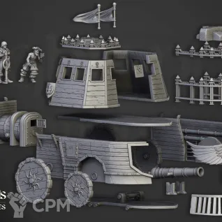 Описание картинки The Iron Opinicus от 3DPrintClub по цене 3 500руб | Свободный Рынок Миниатюр - СРМ
