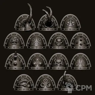 Описание картинки Plague Marines (отряд 5 моделей) от Магазин Альфария по цене 725руб | Свободный Рынок Миниатюр - СРМ