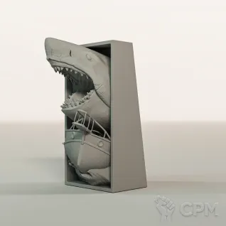 Описание картинки Book Nook - Jaws от Naggaroth Night по цене 3 000руб | Свободный Рынок Миниатюр - СРМ