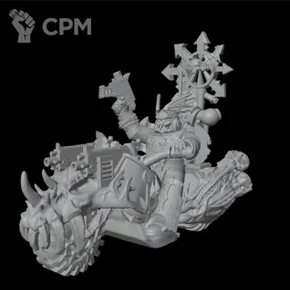 Описание картинки Night Lords Biker 4 Icon Bearer от Стальные Небеса по цене 450руб | Свободный Рынок Миниатюр - СРМ