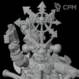 Описание картинки Night Lords Biker 4 Icon Bearer от Стальные Небеса по цене 450руб | Свободный Рынок Миниатюр - СРМ