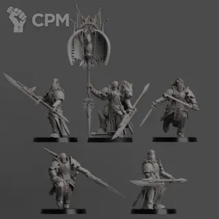 Описание картинки Custodian Guard - альт (отряд 5 моделей) от Магазин Альфария по цене 1 100руб | Свободный Рынок Миниатюр - СРМ