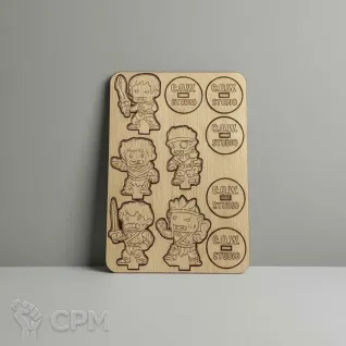Описание картинки Зомби (набор из 5 штук) от C.O.W. - STUDIO по цене 150руб | Свободный Рынок Миниатюр - СРМ