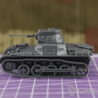 Описание картинки Немецкий легкий танк Panzer l А с 20мм пушкой Бреда / масштаб 1:56/ 28мм от DModels по цене 400руб | Свободный Рынок Миниатюр - СРМ