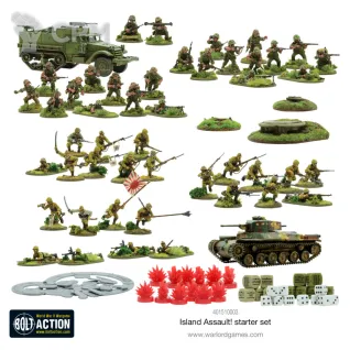Описание картинки Bolt Action Island Assault starter (стартовый набор) от Mini Wargame по цене 12 950руб | Свободный Рынок Миниатюр - СРМ