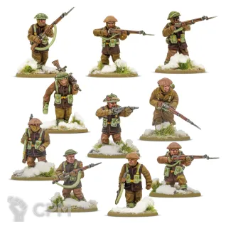 Описание картинки British &amp; Canadian Infantry (Winter) Platoon от  по цене 640руб | Свободный Рынок Миниатюр - СРМ