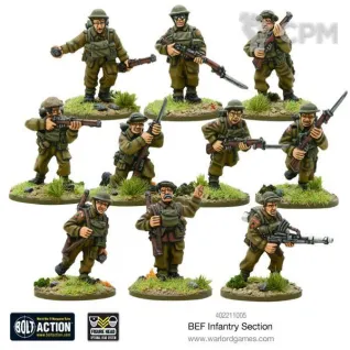 Описание картинки BEF Infantry Section от  по цене 1 200руб | Свободный Рынок Миниатюр - СРМ