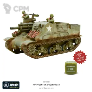 Описание картинки M7 Priest self-propelled gun от  по цене 1 750руб | Свободный Рынок Миниатюр - СРМ
