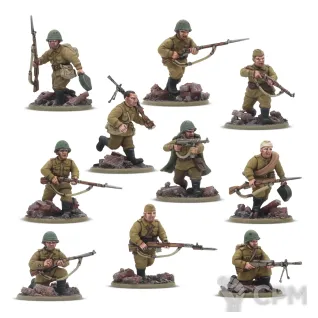 Описание картинки Soviet Army Infantry от  по цене 540руб | Свободный Рынок Миниатюр - СРМ