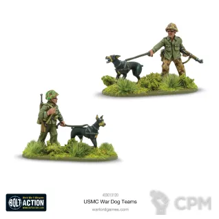 Описание картинки USMC War Dog Teams от  по цене 500руб | Свободный Рынок Миниатюр - СРМ