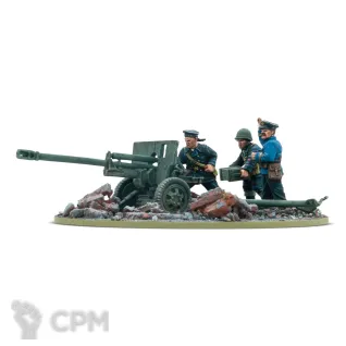 Описание картинки ZiS-3 DIvisional Gun with Soviet Naval Brigade Crew от  по цене 900руб | Свободный Рынок Миниатюр - СРМ