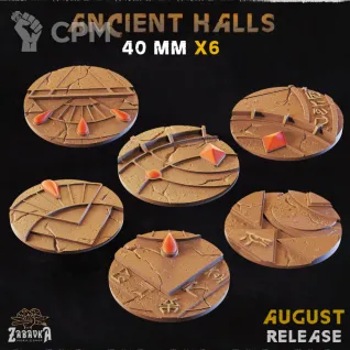 Описание картинки Ancient Halls Base 40мм от 3Д-Печка по цене 80руб | Свободный Рынок Миниатюр - СРМ