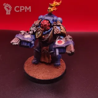 Описание картинки Warhammer 40K Aggressors Ultramarines — 3 шт., покрашенные, SLA от Жидкий Пират по цене 3 000руб | Свободный Рынок Миниатюр - СРМ