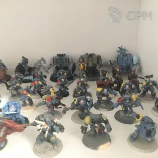Описание картинки Армия Space Wolves от Roumin по цене 38 000руб | Свободный Рынок Миниатюр - СРМ