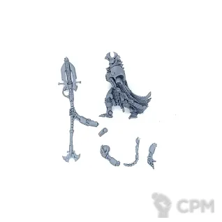 Описание картинки Necron Overlord with Warscythe от Red Rooster по цене 660руб | Свободный Рынок Миниатюр - СРМ