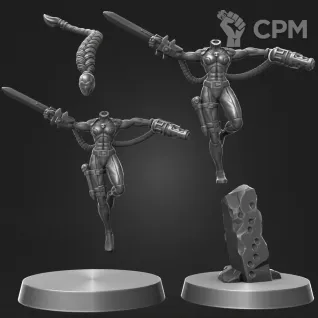Описание картинки Callidus Assassin от Naggaroth Night по цене 500руб | Свободный Рынок Миниатюр - СРМ
