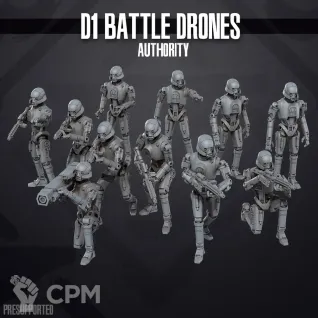 Описание картинки D1 Battle Droid от PocketSized Prints по цене 1 500руб | Свободный Рынок Миниатюр - СРМ