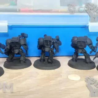 Описание картинки Terminator Assault Squad (old) от Xero по цене 1 400руб | Свободный Рынок Миниатюр - СРМ