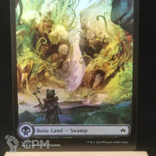 Описание картинки Swamp (BLB Full Art Foil) от Барахолка Баллиоза по цене 200руб | Свободный Рынок Миниатюр - СРМ