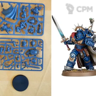 Описание картинки Captain in Gravis Armour от aldger по цене 3 200руб | Свободный Рынок Миниатюр - СРМ