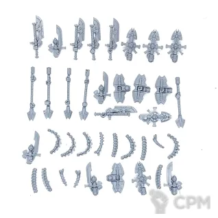 Описание картинки NECRON LYCHGUARD OR TRIARCH PRAETORIANS от Red Rooster по цене 2 239руб | Свободный Рынок Миниатюр - СРМ