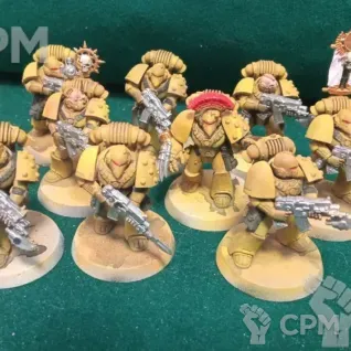 Описание картинки Legionaries in MKVI power armour от Xero по цене 1 500руб | Свободный Рынок Миниатюр - СРМ